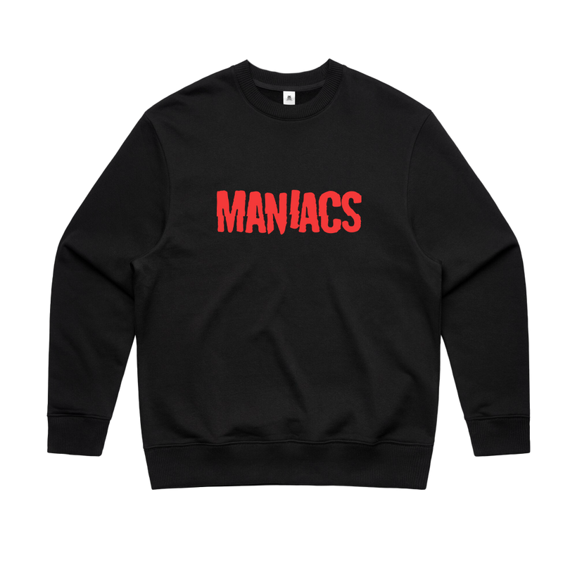 Black Maniacs Crewneck | Maniacs