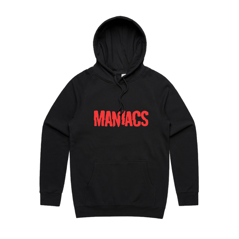 Black Maniacs Hoodie | Maniacs