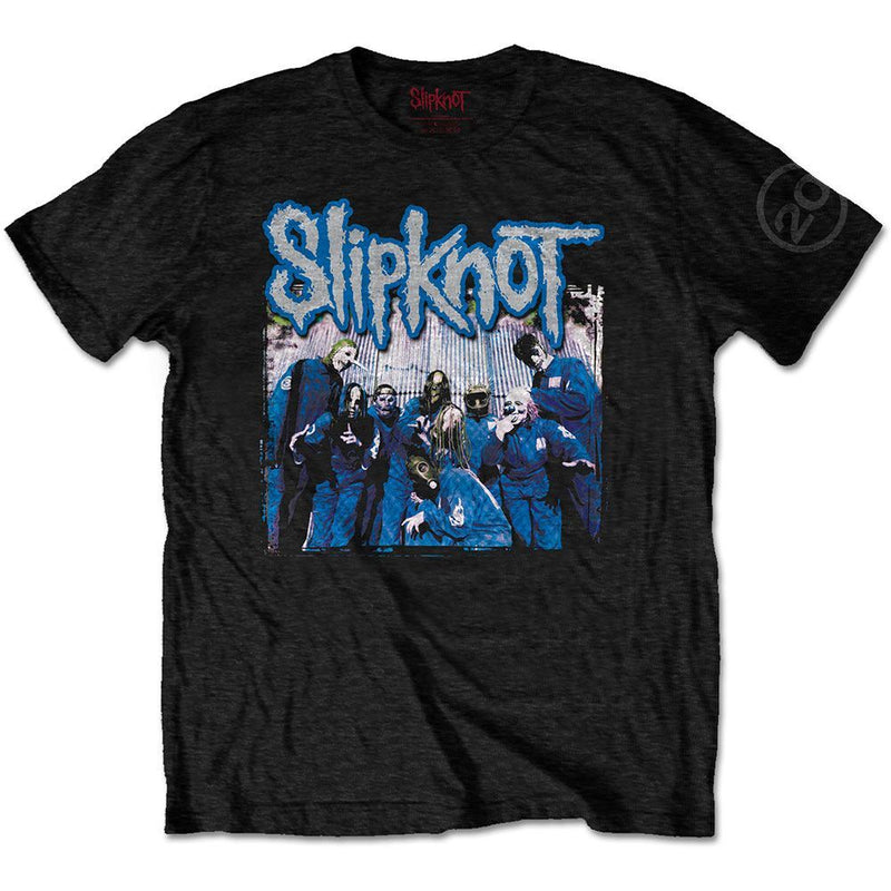 Slipknot Unisex T-Shirt: 20th Anniversary Tattered & Torn (Black) (Back Print)