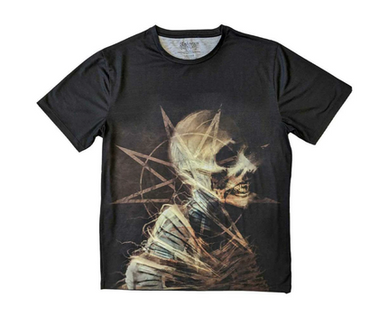 Slipknot Unisex Sublimation T-Shirt: Profile (Back Print)