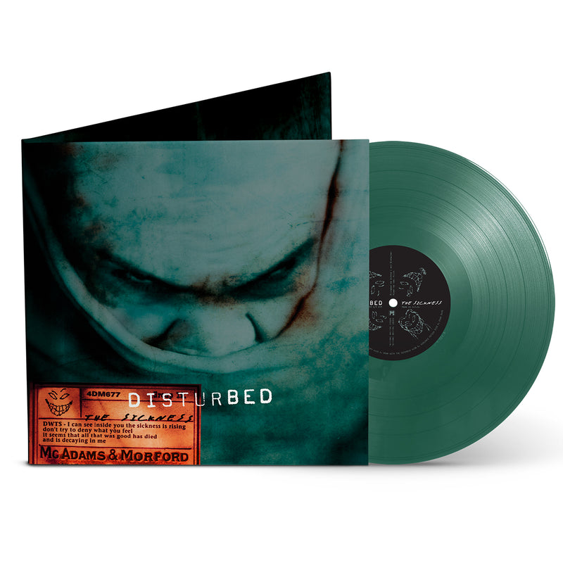 The Sickness (25th Anniversary) Green 1LP | Disturbed