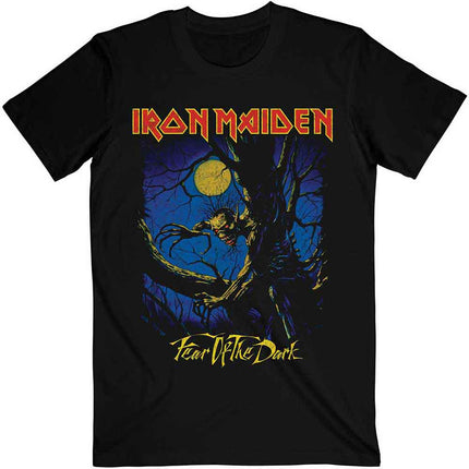 Fear of the Dark Moonlight Unisex T-Shirt | Iron Maiden