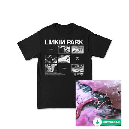 From Zero Colour Blocks Icon Black T-Shirt + Album Download | Linkin Park