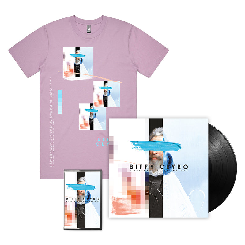 A Celebration of Endings Standard Vinyl + Cassette + T-Shirt (+ signed card)