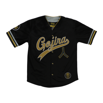 Gojira 96 Baseball Jersey (Black)