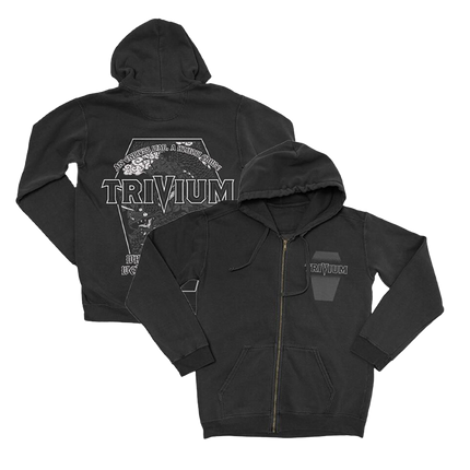 Trivium No Gods Zip Up Hoodie