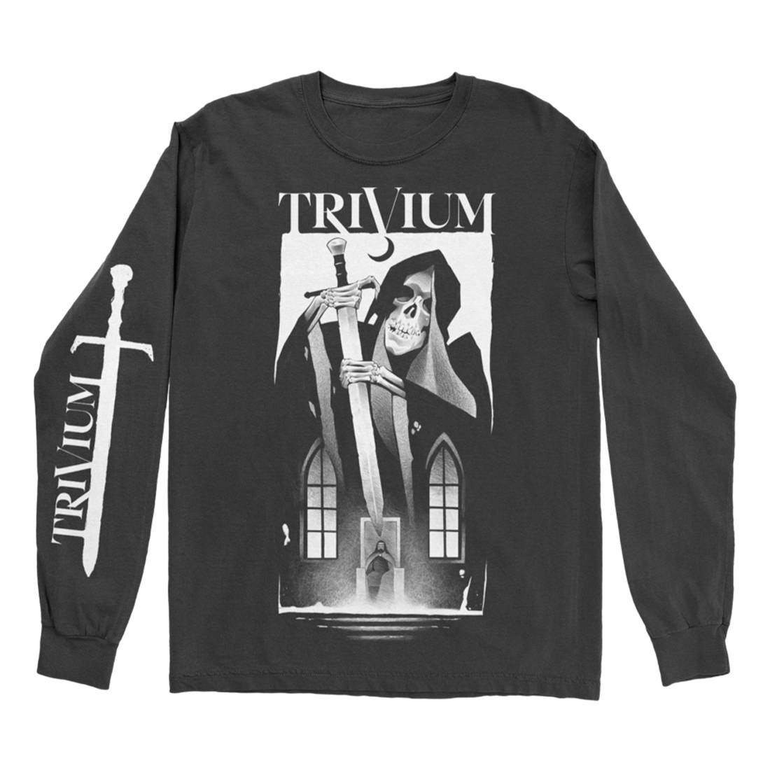 Skeleton Sword Long Sleeve Tee | Trivium – Maniacs Store