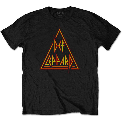 Def Leppard Unisex Tee: Classic Triangle