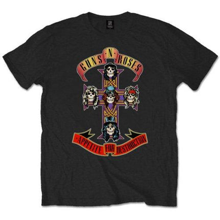 Guns N' Roses Unisex Tee: Appetite for Destruction