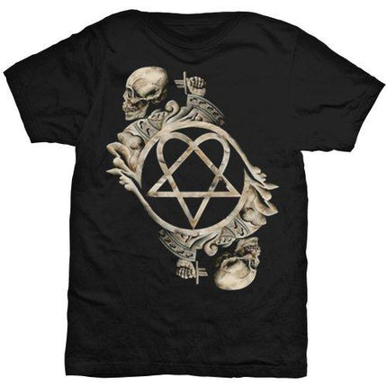 HIM Unisex Tee: Bone Sculpture (Back Print)