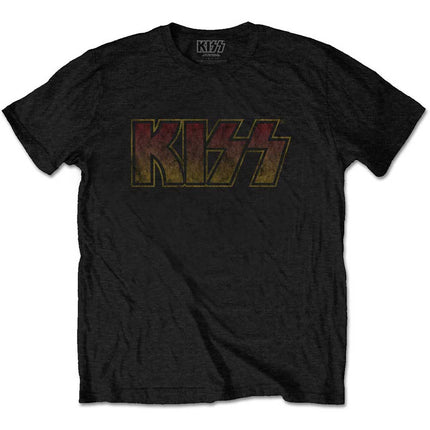 KISS Unisex Tee: Vintage Classic Logo