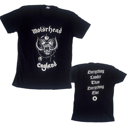 Motorhead Unisex Tee: England (Back Print)